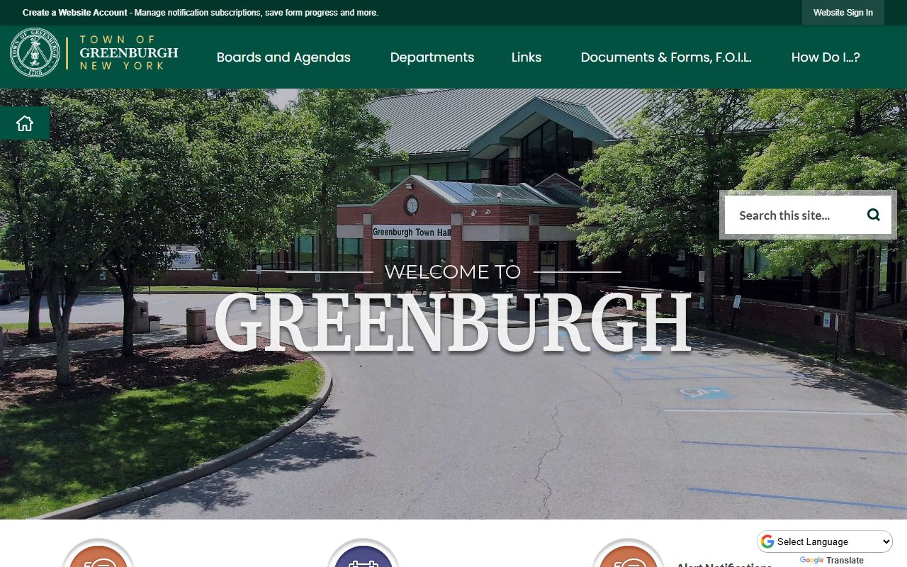 Greenburgh Town Clerk office - does not record deeds