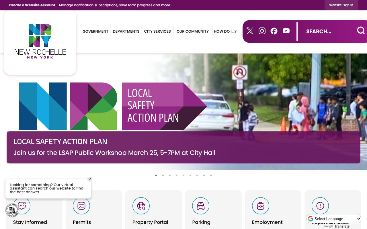 New Rochelle City Clerk office - does not record deeds