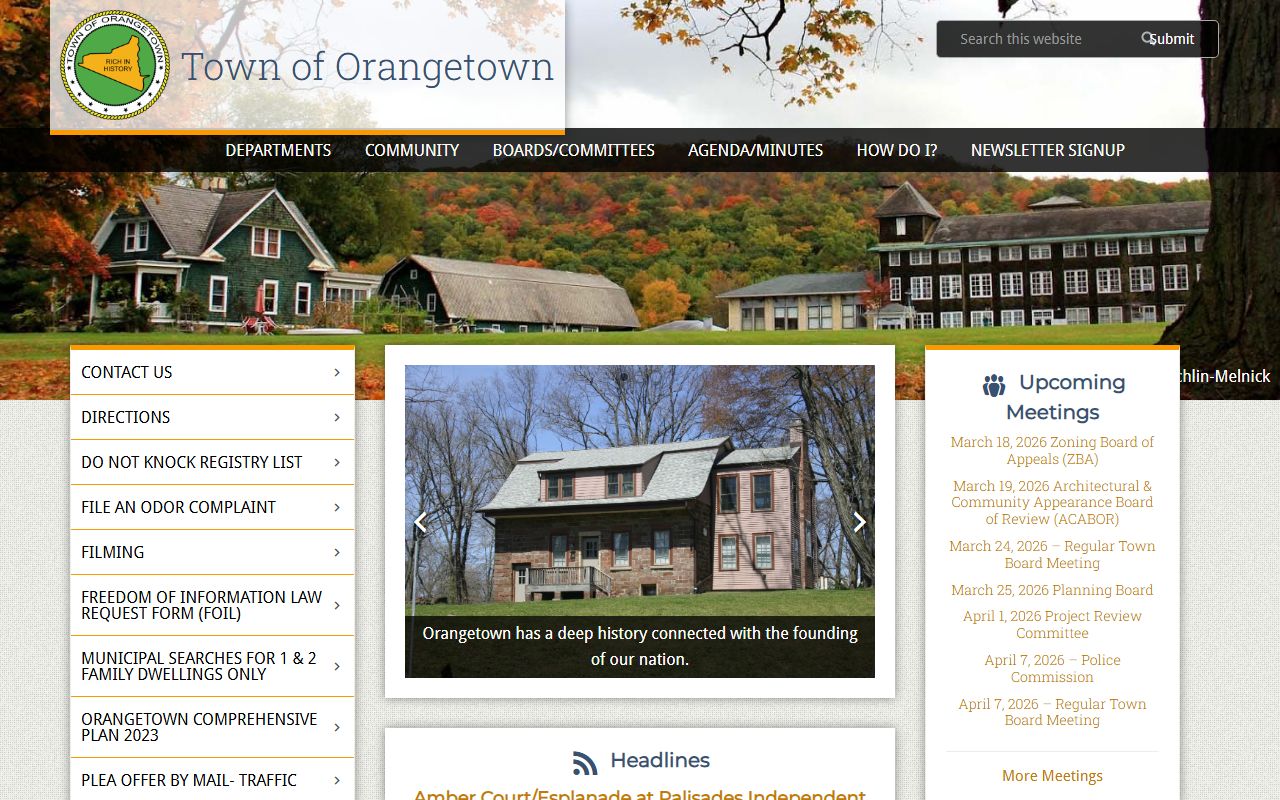 Orangetown New York deed records through Rockland County Clerk