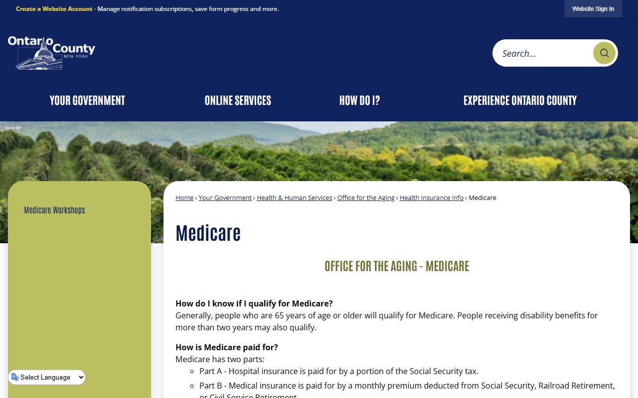 Ontario County Clerk's Office land records division in Canandaigua