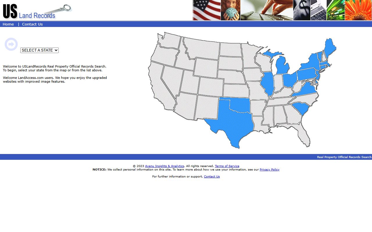 Seneca County Clerk USLandRecords portal for searching deed records online